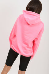 Sudadera con capucha gráfica distorsionada