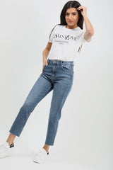 Ihr heiliger Liebe gedrucktes T-Shirt