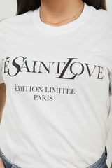 Ihr heiliger Liebe gedrucktes T-Shirt