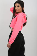 Zip Up Cropped Hoodie