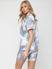 Tie-Dye Oversized T-Shirt & Shorts Co-ord