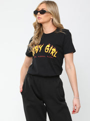 Baby Girl Graphic Printed T-Shirt