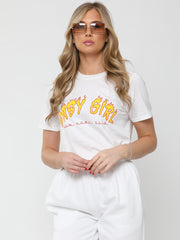 Baby Girl Graphic Printed T-Shirt