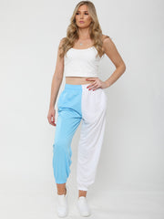 Zwei Ton übergroßer Farbspleiß Jogger