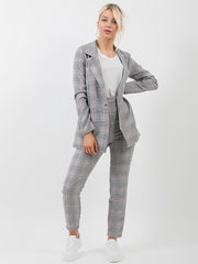 Pink Check Blazer & Trouser Co-ord