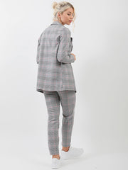 Pink Check Blazer & Trouser Co-ord