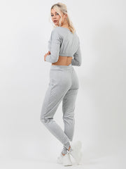 Off Shoulder Crop Top & Trouser Co-ord