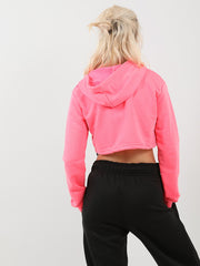 Zip Up Cropped Hoodie