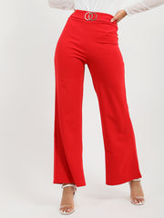 Doppelring mit Weitbeinhosen mit einer Hose