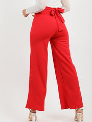 Doppelring mit Weitbeinhosen mit einer Hose