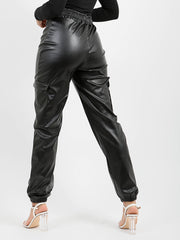 Pu pantalones de carga