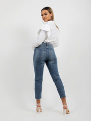 Frill Shoulder Detail Shirt Top