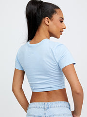 Nothing Graphic Printed Crop Top