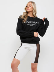 Gij Saint Love Graphic Sweatshirt Jumper