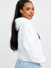 Alles wat je nodig hebt is liefde grafische print hoodie