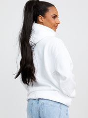 Love Never Fails Graphic Print Hoodie