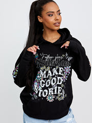 Hacer buenas historias con capucha con impresión gráfica