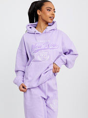 Towelling Embroidered New York Hooded Fleece Co-ord
