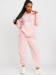 Towelling Embroidered New York Hooded Fleece Co-ord