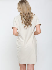 Ye Saint Love Foil Print T-Shirt Dress