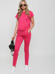 Samira Korte mouw Boxy Loungewear co-ord