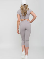 Crop Top & Cropped Leggings Co-ord