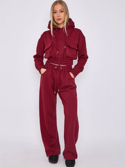 Cargo Pockets Fleece Tracksuit