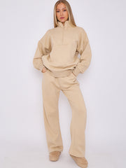 1/2 Zip Top & Jogger Fleece Co-ord
