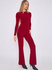 Open Back Slinky Jumpsuit