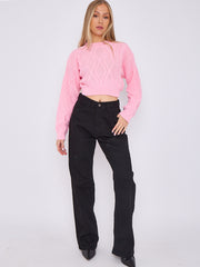 Straight Leg Denim Jeans