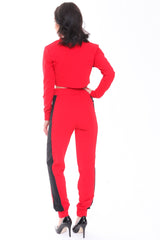 USA Crop Top And Trouser Loungewear