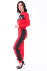 Vogue Crop Top en Trouser Loungewear