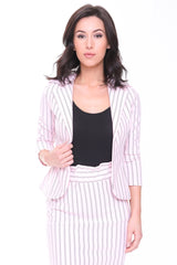 Gestreiftes Slim Fit Blazer