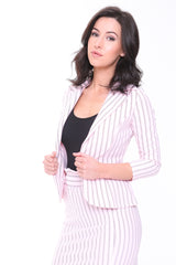 Gestreiftes Slim Fit Blazer