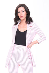 Pinstripe Slim Fit Blazer