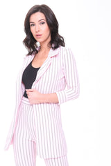 Pinstripe Slim Fit Blazer