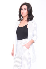 Pinstripe Slim Fit Blazer