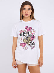 Lip grafisch bedrukt t-shirt