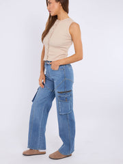 Rechte been denim jeans