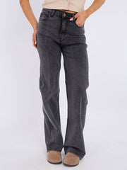 Denim -Jeans gerade Bein