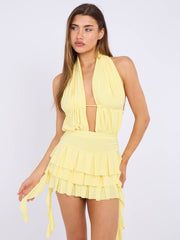 Rapper unteres Kleid mit Rückstand detaillierter