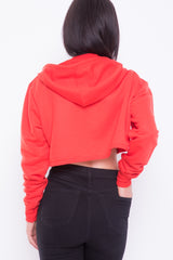 Oversized schuldig bijgesneden haped jumper