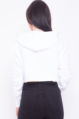 Oversized schuldig bijgesneden haped jumper