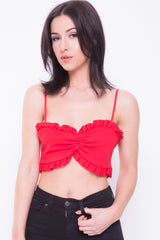 Frill Detail Cami Bralet