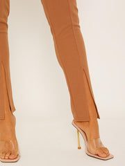 Detalles de hendidura pantalón acampanado