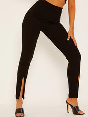 Detalles de hendidura pantalón acampanado