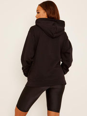 Stay True Graphic Fleeced Hoodie