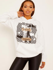Stay True Graphic Fleeced Hoodie