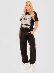 Geometric Paris Graphic Printed T-Shirt