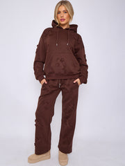 Crucifijo de gran tamaño Coordenada de vellón con capucha